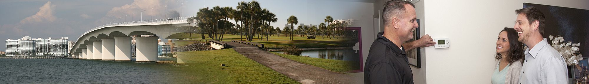 Sean McCutcheon's Air Conditioning Technician with Sarasota homeowners.